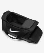 NIKE Nike Brasilia Duffel Bag 9.5 - Black: White