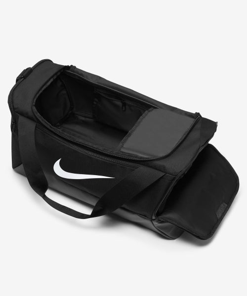 NIKE Nike Brasilia Duffel Bag 9.5 - Black: White