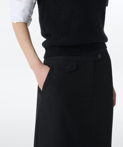 MUSINSA STANDARD WOMAN MUSINSA STANDARD WOMAN Women's Straight Maxi Skirt [Black]