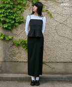 MUSINSA STANDARD WOMAN MUSINSA STANDARD WOMAN Women's Straight Maxi Skirt [Black]