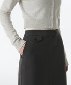 MUSINSA STANDARD WOMAN MUSINSA STANDARD WOMAN Women's Straight Maxi Skirt [Gunmetal]