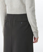 MUSINSA STANDARD WOMAN MUSINSA STANDARD WOMAN Women's Straight Maxi Skirt [Gunmetal]