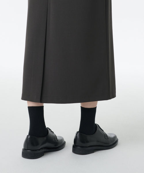 MUSINSA STANDARD WOMAN MUSINSA STANDARD WOMAN Women's Straight Maxi Skirt [Gunmetal]