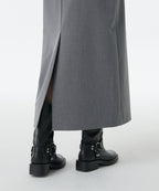 MUSINSA STANDARD WOMAN MUSINSA STANDARD WOMAN Women's Straight Maxi Skirt [Melange Gray]