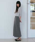 MUSINSA STANDARD WOMAN MUSINSA STANDARD WOMAN Women's Straight Maxi Skirt [Melange Gray]