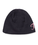 THISISNEVERTHAT THISISNEVERTHAT Script Logo No Cuff Beanie Navy