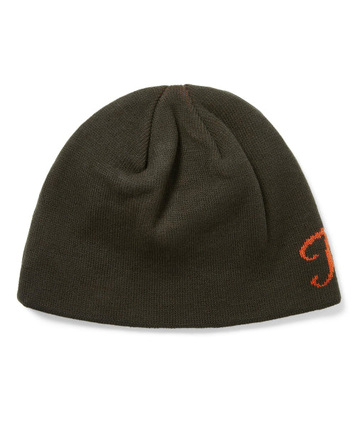 THISISNEVERTHAT THISISNEVERTHAT Script Logo No Cuff Beanie Olive