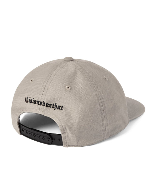THISISNEVERTHAT THISISNEVERTHAT Washed Fortuna N-Logo Cap Oatmeal
