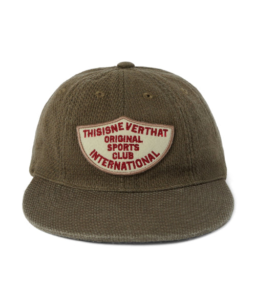 THISISNEVERTHAT THISISNEVERTHAT Washed Dobby Patch Cap Olive