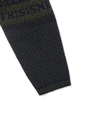 THISISNEVERTHAT THISISNEVERTHAT Block Knit L/S Top Navy