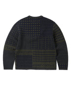 THISISNEVERTHAT THISISNEVERTHAT Block Knit L/S Top Navy