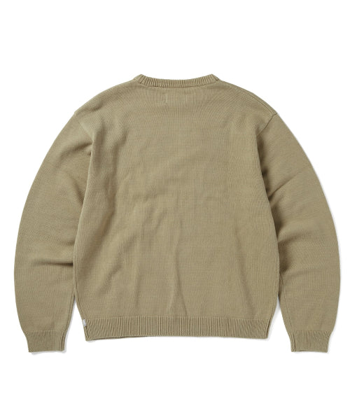 THISISNEVERTHAT THISISNEVERTHAT Fortuna N-Logo Sweater Beige