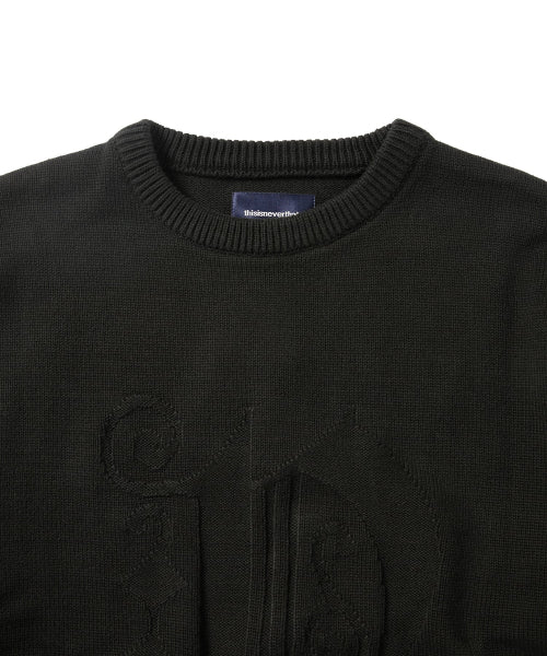THISISNEVERTHAT THISISNEVERTHAT Fortuna N-Logo Sweater Black