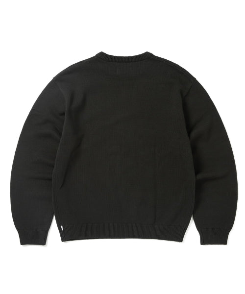 THISISNEVERTHAT THISISNEVERTHAT Fortuna N-Logo Sweater Black