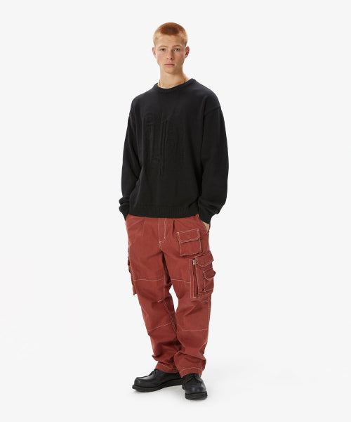 THISISNEVERTHAT THISISNEVERTHAT Fortuna N-Logo Sweater Black