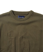 THISISNEVERTHAT THISISNEVERTHAT Fortuna N-Logo Sweater Olive