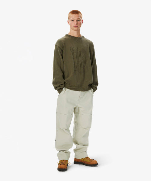 THISISNEVERTHAT THISISNEVERTHAT Fortuna N-Logo Sweater Olive