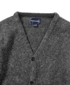 THISISNEVERTHAT THISISNEVERTHAT Hairy Knit Cardigan Charcoal
