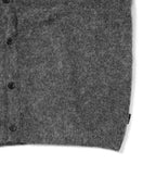 THISISNEVERTHAT THISISNEVERTHAT Hairy Knit Cardigan Charcoal