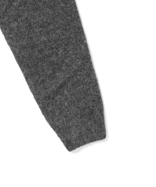 THISISNEVERTHAT THISISNEVERTHAT Hairy Knit Cardigan Charcoal