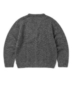 THISISNEVERTHAT THISISNEVERTHAT Hairy Knit Cardigan Charcoal
