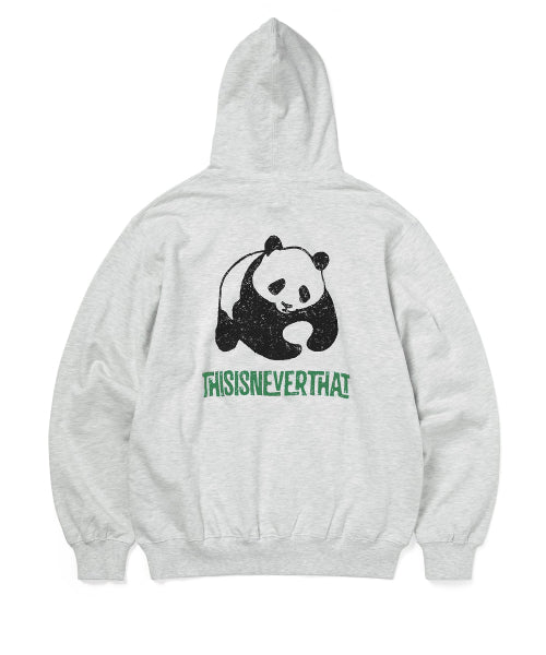 THISISNEVERTHAT THISISNEVERTHAT Panda Hoodie Oatmeal