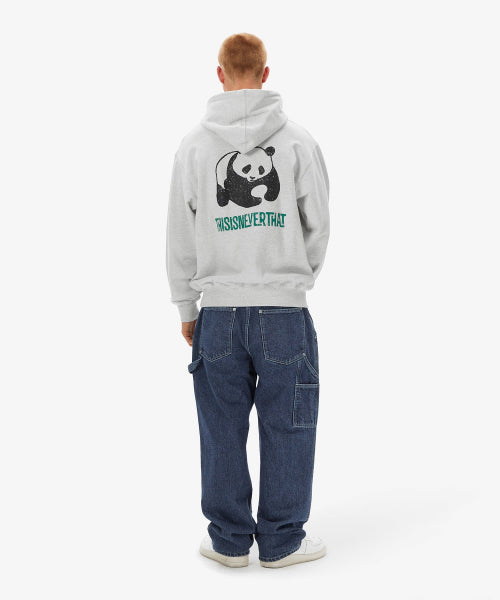 THISISNEVERTHAT THISISNEVERTHAT Panda Hoodie Oatmeal
