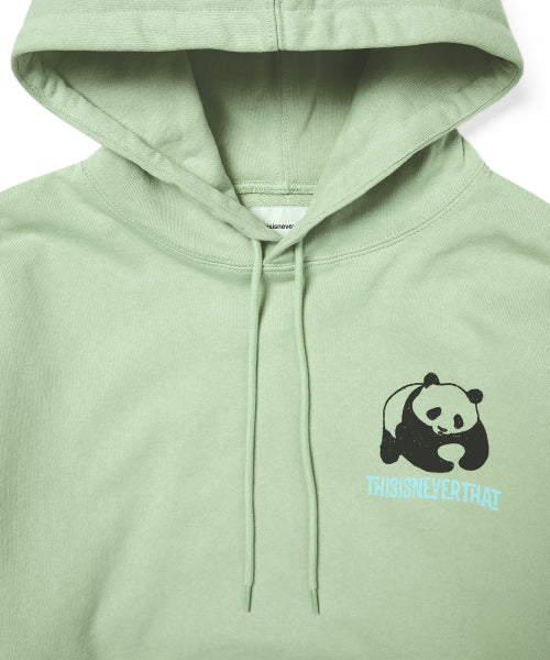 THISISNEVERTHAT THISISNEVERTHAT Panda Hoodie Pale Green