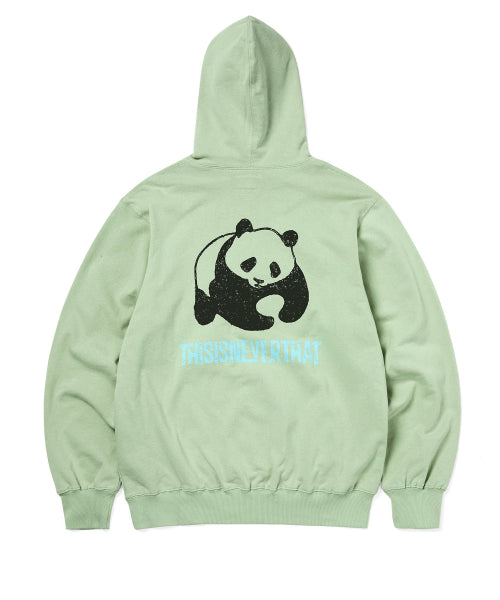 THISISNEVERTHAT THISISNEVERTHAT Panda Hoodie Pale Green