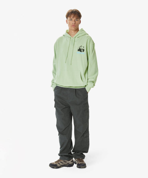 THISISNEVERTHAT THISISNEVERTHAT Panda Hoodie Pale Green