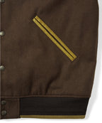 THISISNEVERTHAT THISISNEVERTHAT ULTRAS Varsity Jacket Brown
