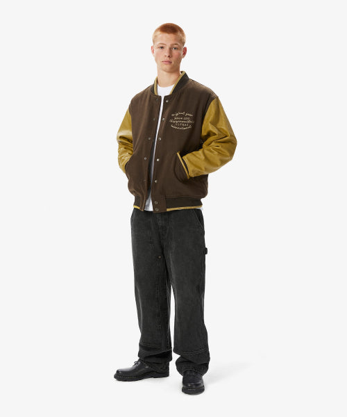 THISISNEVERTHAT THISISNEVERTHAT ULTRAS Varsity Jacket Brown
