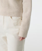 MUSINSA STANDARD WOMAN MUSINSA STANDARD WOMAN Women's Knitwear Half Zip-up [Oatmeal]