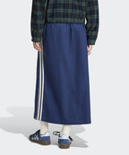 ADIDAS ADIDAS Cotton Twill Midi Skirt - Navy