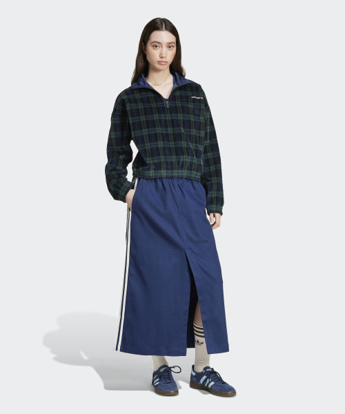 ADIDAS ADIDAS Cotton Twill Midi Skirt - Navy