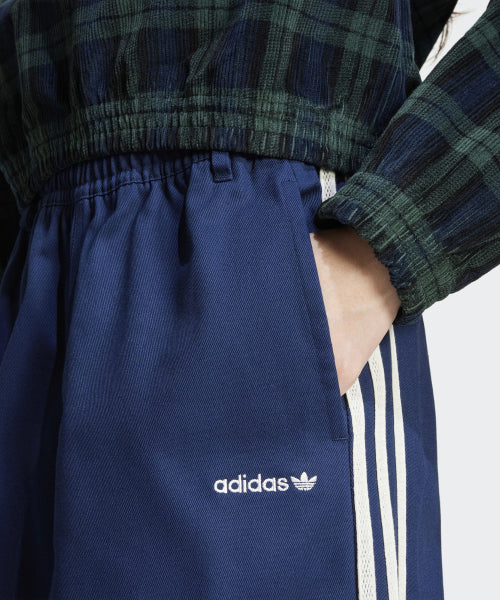 ADIDAS ADIDAS Cotton Twill Midi Skirt - Navy