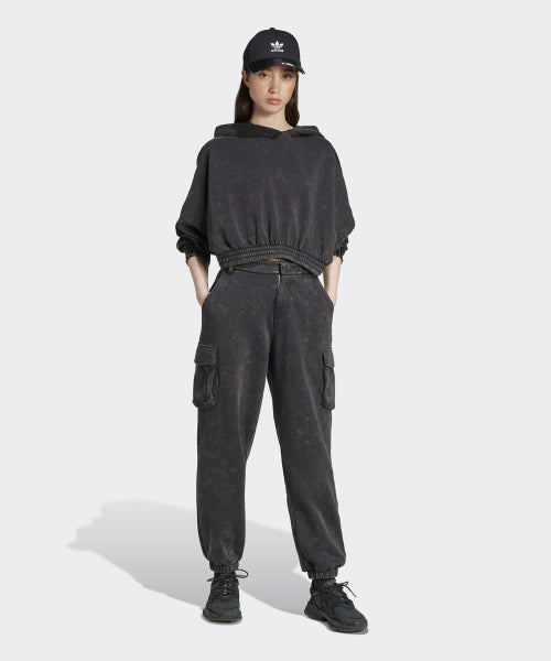 ADIDAS ADIDAS Washed Cargo Pants - Black