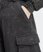 ADIDAS ADIDAS Washed Cargo Pants - Black
