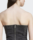 ADIDAS ADIDAS Washed Out Corset Top - Black