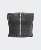 ADIDAS ADIDAS Washed Out Corset Top - Black