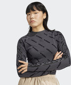 ADIDAS ADIDAS Mono Long Sleeve Top - Charcoal
