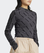 ADIDAS ADIDAS Mono Long Sleeve Top - Charcoal