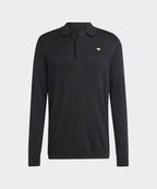 ADIDAS ADIDAS Premium Long Sleeve Polo Shirt - Black