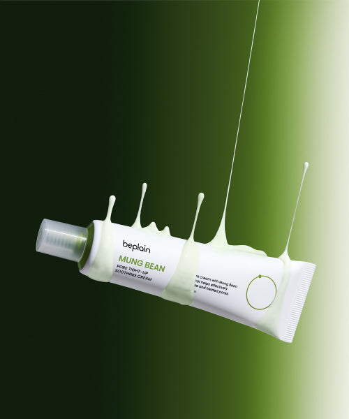 BEPLAIN [2 pieces] Mung Bean Pore Tightening Soothing Cream 60ml (Giveaway: Mung Bean Serum 15ml)