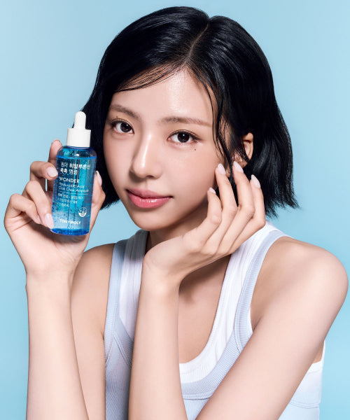 TONYMOLY [2pack] Wonder Hyaluronic Acid Moist Ampoule 100ml + 3 Hyaluronic Acid Mask Packs
