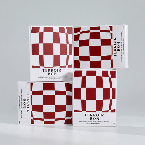 TERROIRBON Vegan Biocell Firming Tension Total Care Mask 4 weeks (4 boxes*4 pieces)