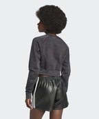 ADIDAS ADIDAS Washed Crop Sweatshirt - Black