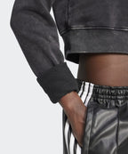 ADIDAS ADIDAS Washed Crop Sweatshirt - Black