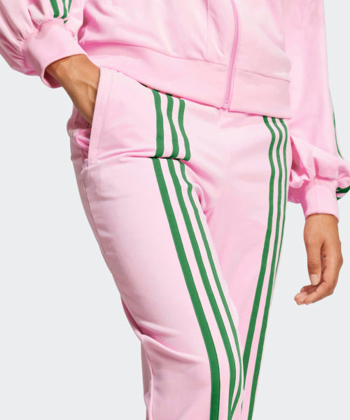 ADIDAS ADIDAS 70s Velor Track Pants - Pink:Green