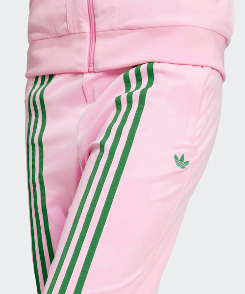 ADIDAS ADIDAS 70s Velor Track Pants - Pink:Green